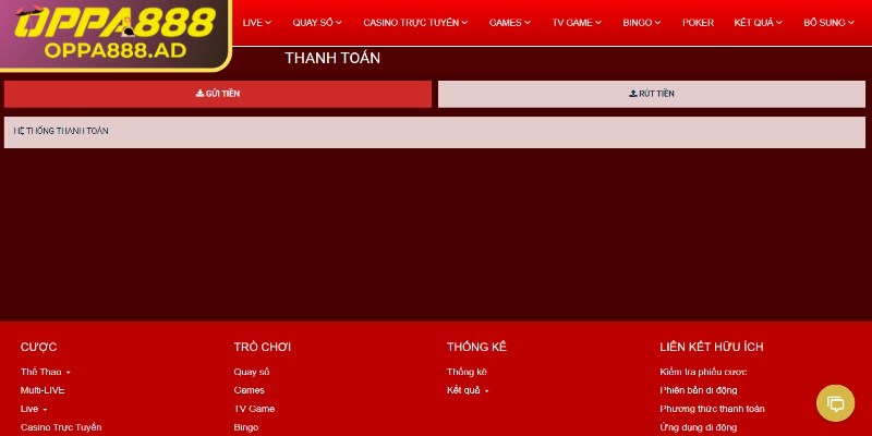 Nạp Rút Tiền oppa888 1 Nạp rút tiền Oppa888 có tốc độ xử lý gần như tức thì